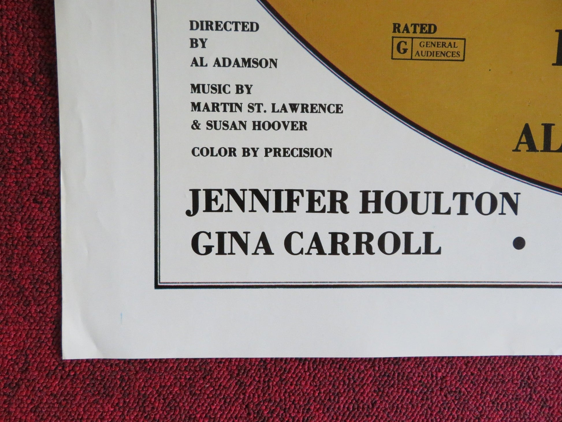 CARNIVAL MAGIC US TRI FOLDED ONE SHEET ROLLED POSTER DON STEWART R. CARROL 1983 Rendezvous Cinema Movie posters