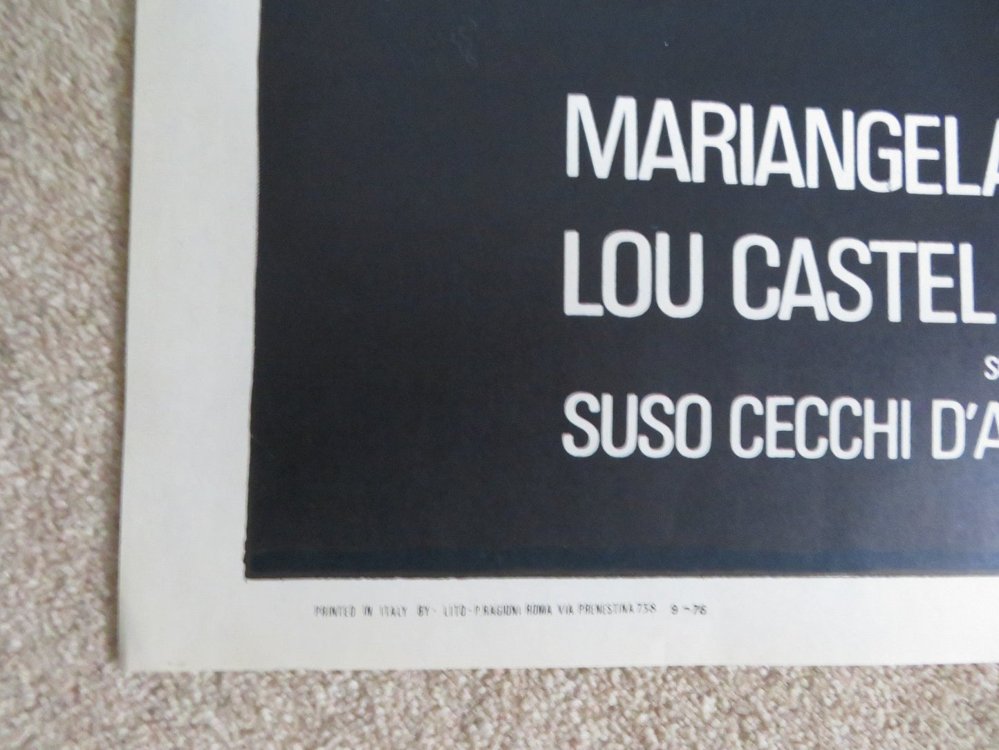 CARO MICHELE ITALIAN 2 FOGLIO POSTER MARIANGELA DELPHINE SEYRIG 1976 Rendezvous Cinema Movie posters