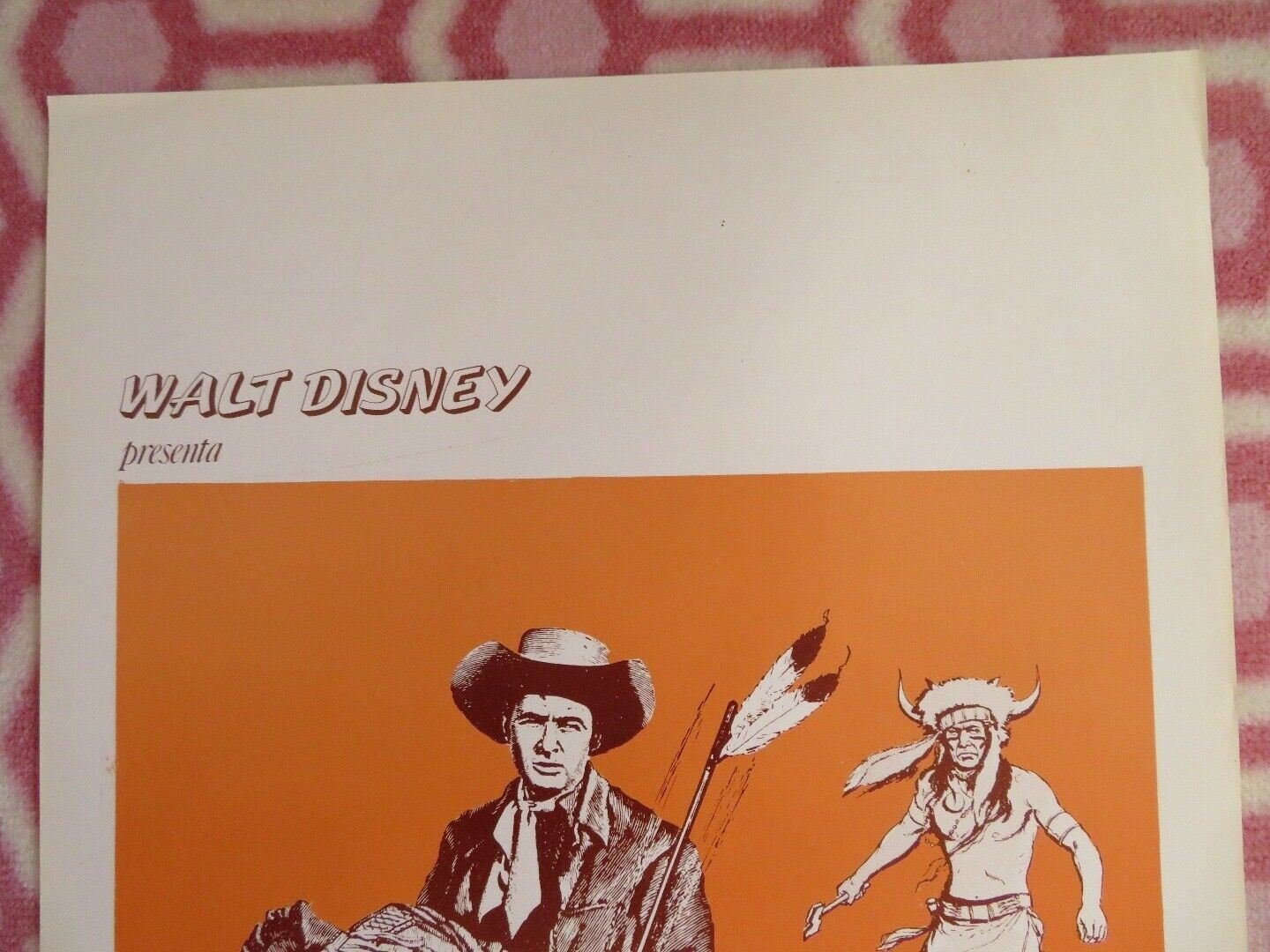 CAROVANA VERSO IL WEST ITALIAN LOCANDINA (27.5"x 13") POSTER DISNEY 1956 Movie posters