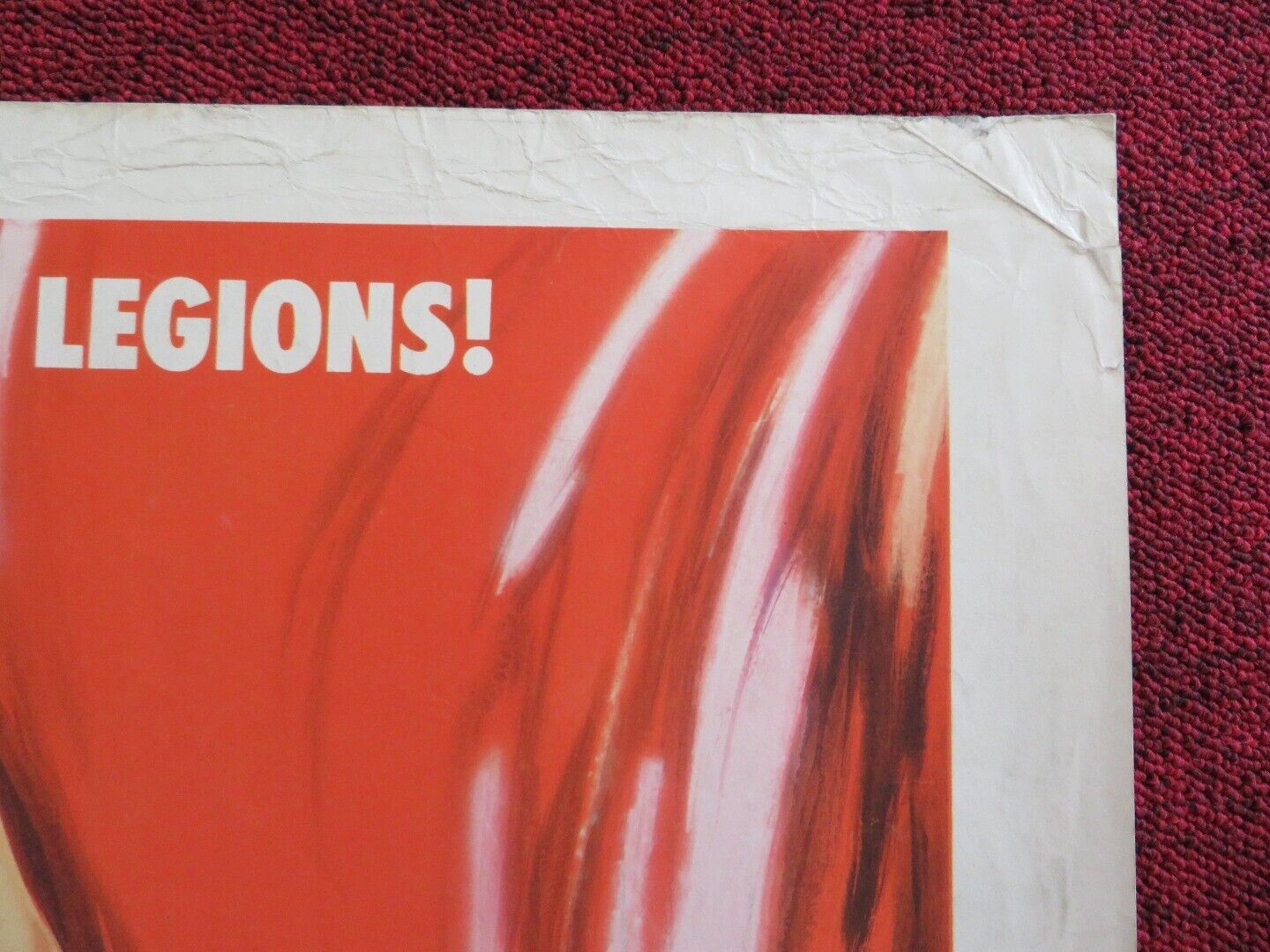 CARTHAGE IN FLAMES US HALF SHEET (22"x 28") POSTER ANNE HEYWOOD 1961 Movie posters