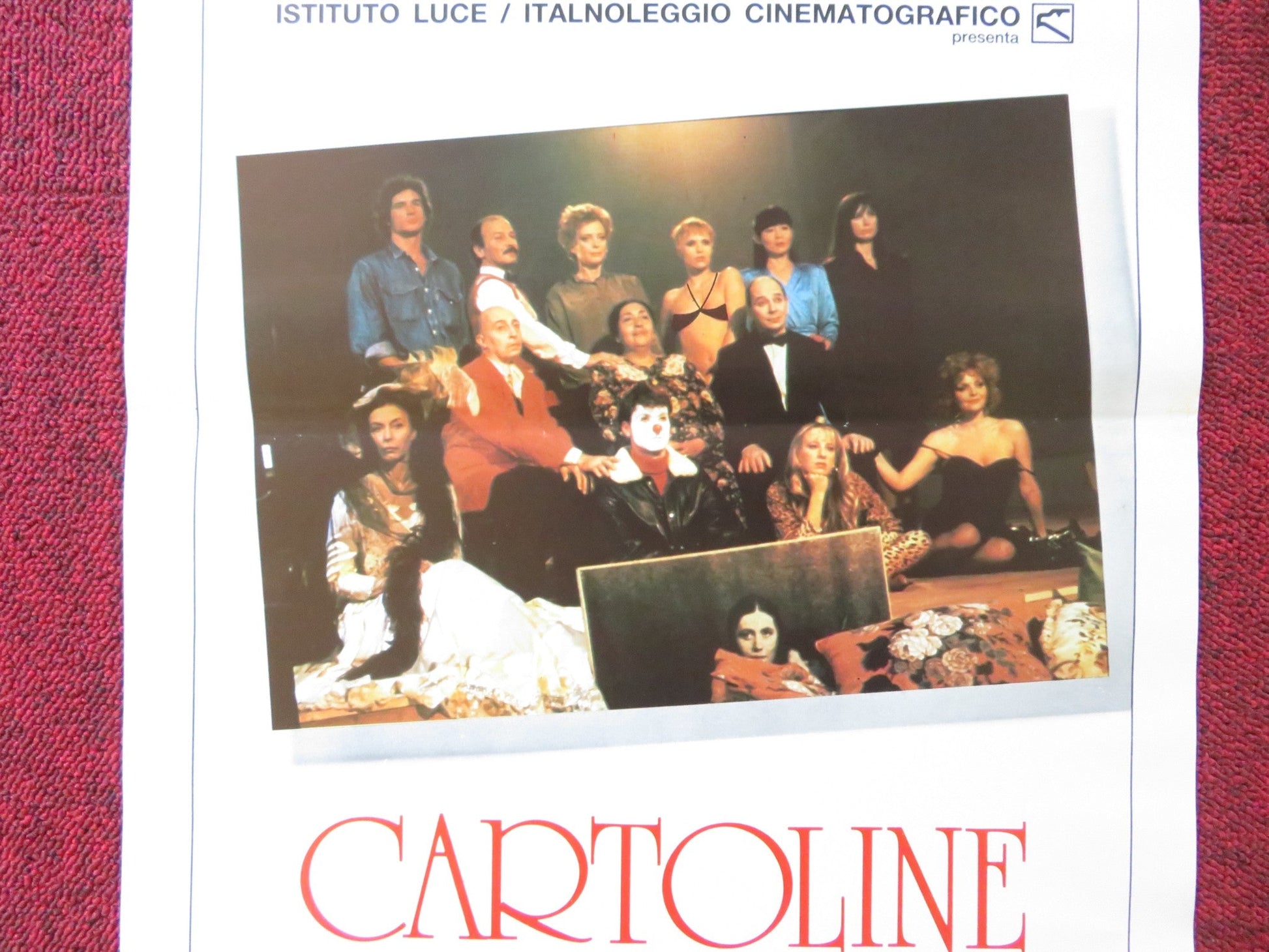 CARTOLINE ITALIANE ITALIAN LOCANDINA POSTER GENEVIEVE PAGE LINDSAY KEMP 1987 Rendezvous Cinema Movie posters