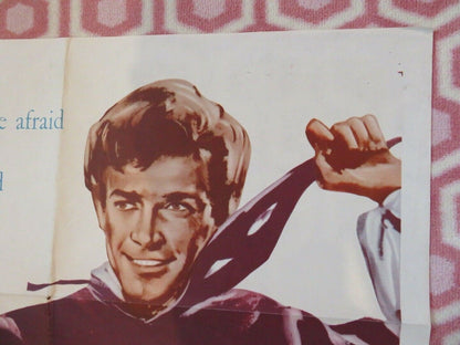 CARTOUCHE FOLDED US ONE SHEET POSTER RICHARD BASEHART PATRICIA ROC 1955 Movie posters