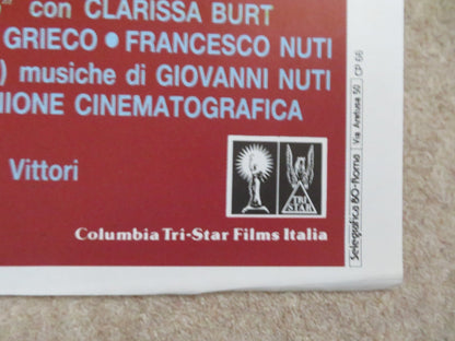 CARUSO PASKOSKI, SON OF A POLE ITALIAN 2 FOGLIO POSTER FRANCESCO NUTI 1988 Rendezvous Cinema Movie posters