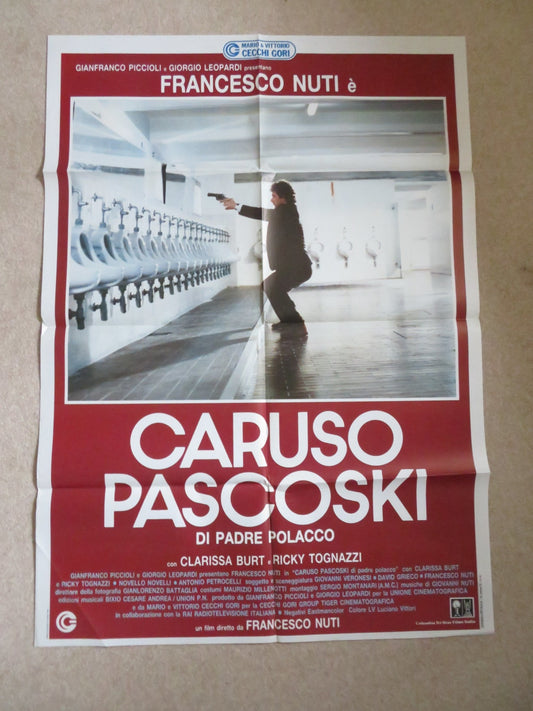 CARUSO PASKOSKI, SON OF A POLE ITALIAN 2 FOGLIO POSTER FRANCESCO NUTI 1988 Rendezvous Cinema Movie posters
