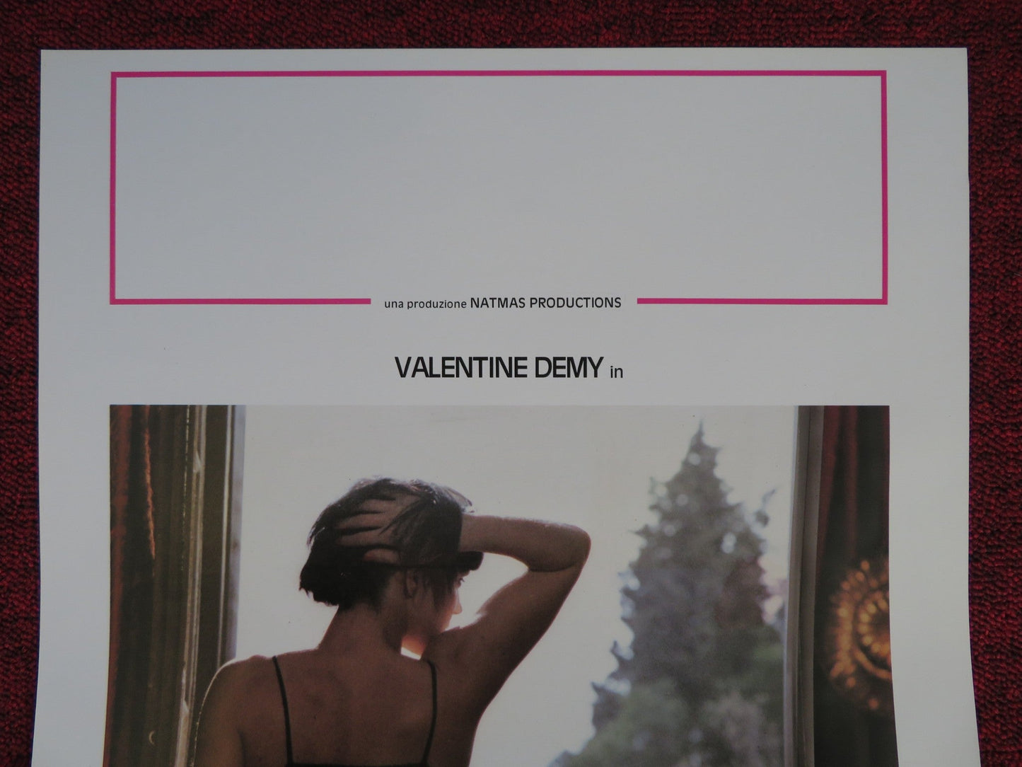 CASA DI PIACERE ITALIAN LOCANDINA POSTER VALENTINE DEMY A. FREYBERGER 1989 Rendezvous Cinema Movie posters