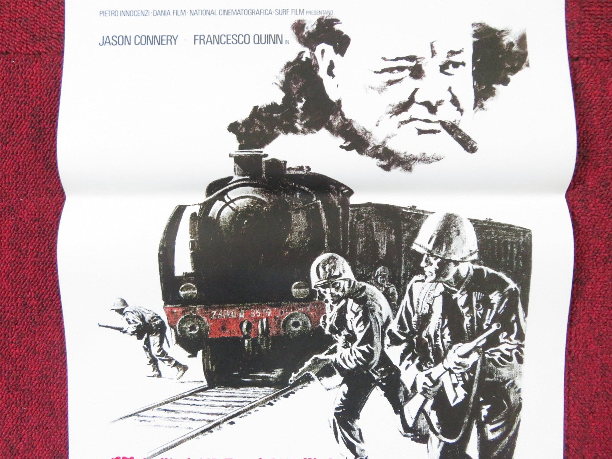 CASABLANCA EXPRESS ITALIAN LOCANDINA POSTER DONALD PLEASENCE JASON CONNERY 1989 Rendezvous Cinema Movie posters