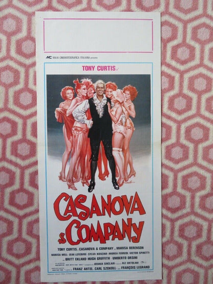CASANOVA & COMPANY / Some Like It Cool ITALIAN LOCANDINA (27.5"x13") POSTER '77 Movie posters
