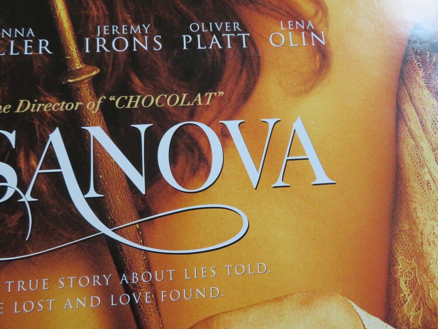 CASANOVA US ONE SHEET ROLLED POSTER HEATH LEDGER 2005 Movie posters