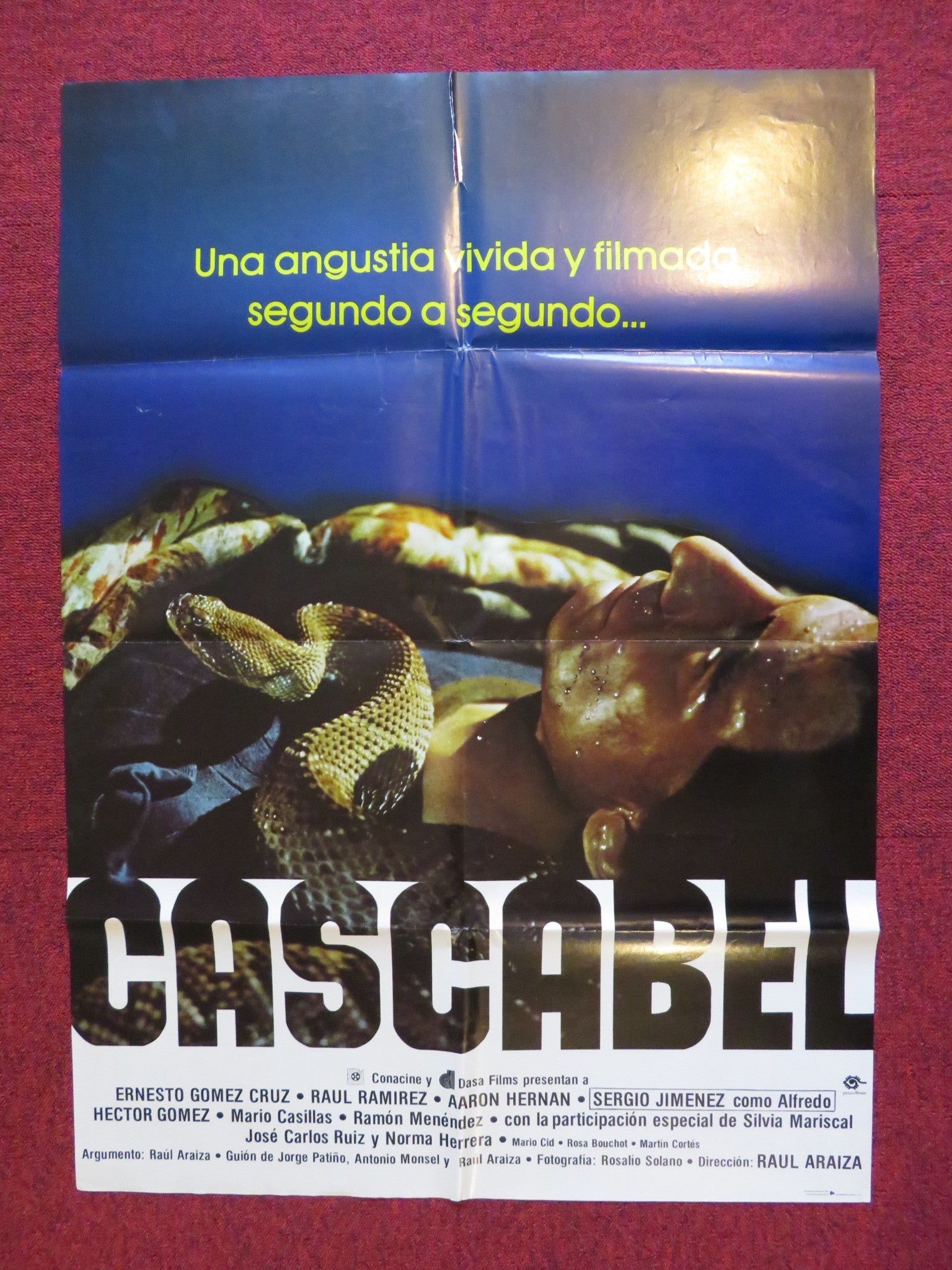 CASCABEL / THE RATTLESNAKE ARGENTINIAN POSTER ERNESTO GOMEZ CRUZ RAMIREZ 1977 Rendezvous Cinema Movie posters