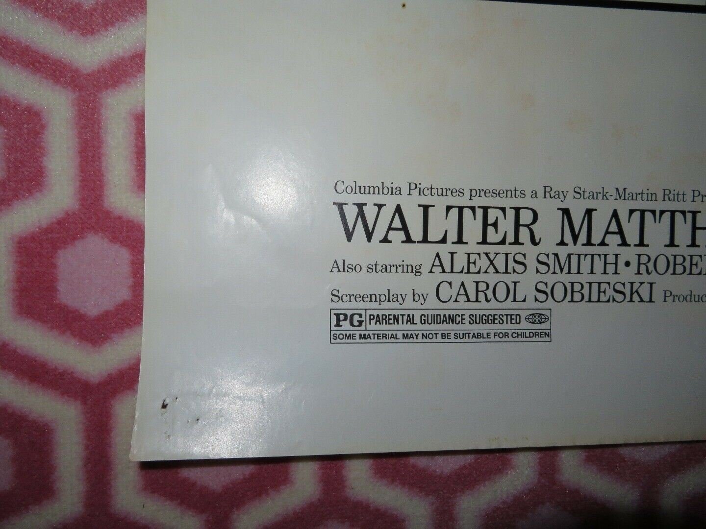 CASEY'S SHADOW US ONE SHEET POSTER WALTER MATTHAU 1978 Movie posters