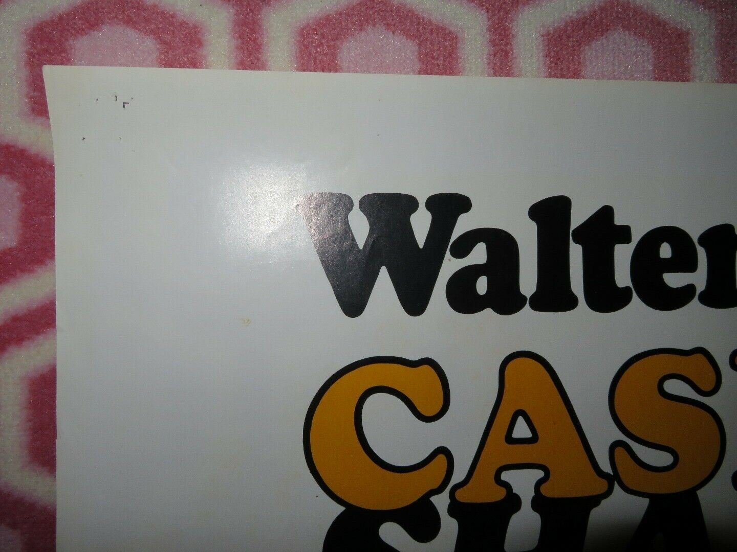 CASEY'S SHADOW US ONE SHEET POSTER WALTER MATTHAU 1978 Movie posters