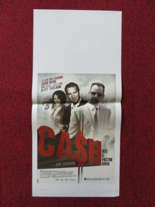 CASH ITALIAN LOCANDINA POSTER JEAN RENO JEAN DUJARDIN 2008 Rendezvous Cinema Movie posters