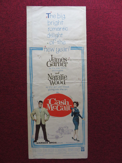 CASH MCCALL US INSERT (14"x 36") POSTER JAMES GARNER NATALIE WOOD 1960 Rendezvous Cinema Movie posters