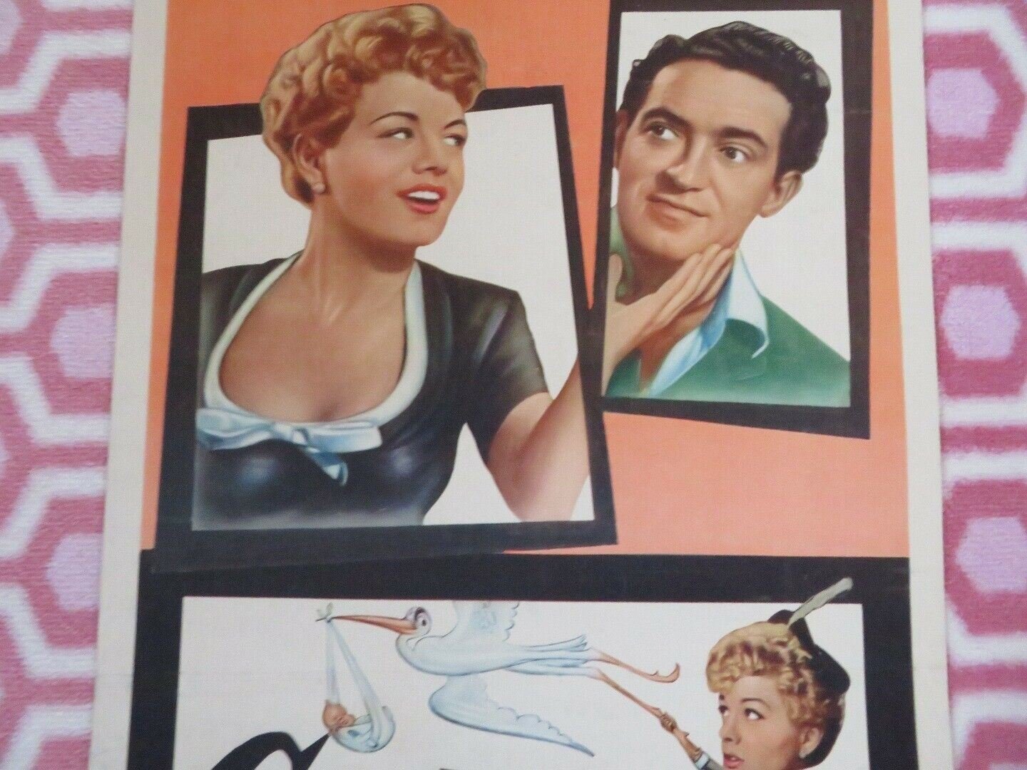 CASH ON DELIVERY US INSERT (14"x 36") POSTER SHELLEY WINTERS PEGGY CUMMINS 1954 Movie posters