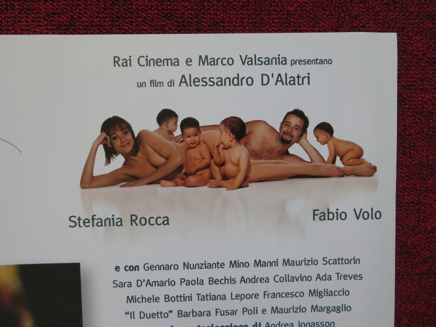 CASOMAI - B ITALIAN FOTOBUSTA POSTER STEFANIA ROCCA FABIO VOLO 2002 Rendezvous Cinema Movie posters