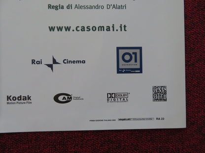 CASOMAI - C ITALIAN FOTOBUSTA POSTER STEFANIA ROCCA FABIO VOLO 2002 Rendezvous Cinema Movie posters