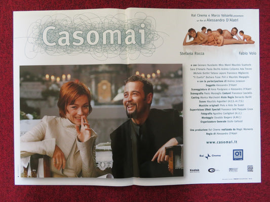 CASOMAI - C ITALIAN FOTOBUSTA POSTER STEFANIA ROCCA FABIO VOLO 2002 Rendezvous Cinema Movie posters