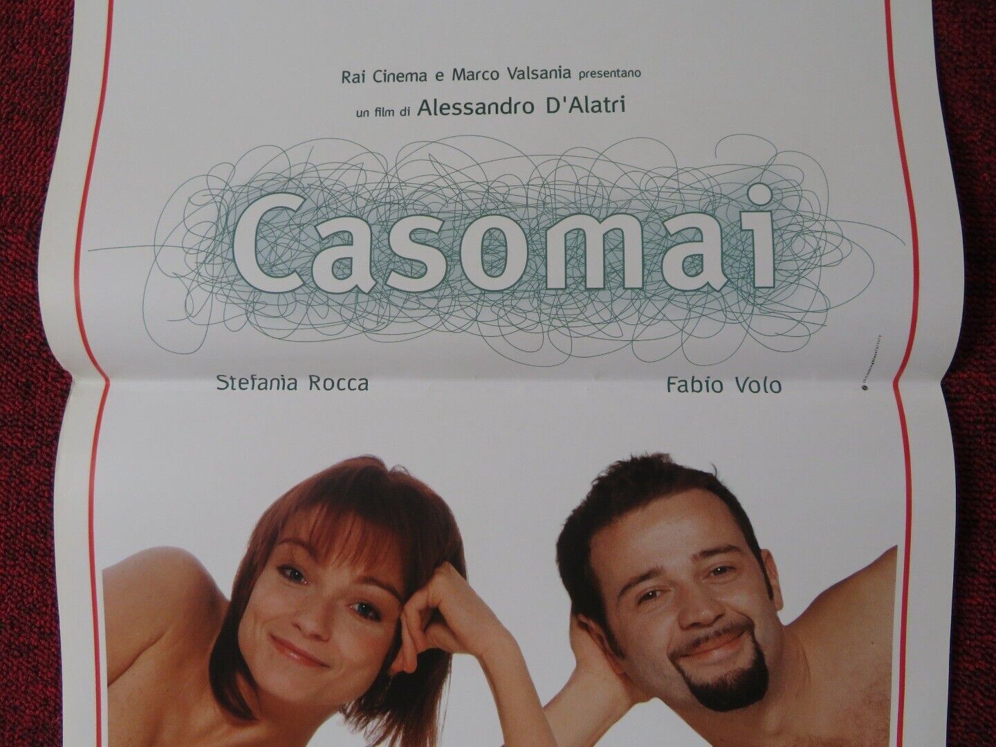 CASOMAI ITALIAN LOCANDINA (27.5"x13") POSTER STEFANIA ROCCA 2002 Movie posters