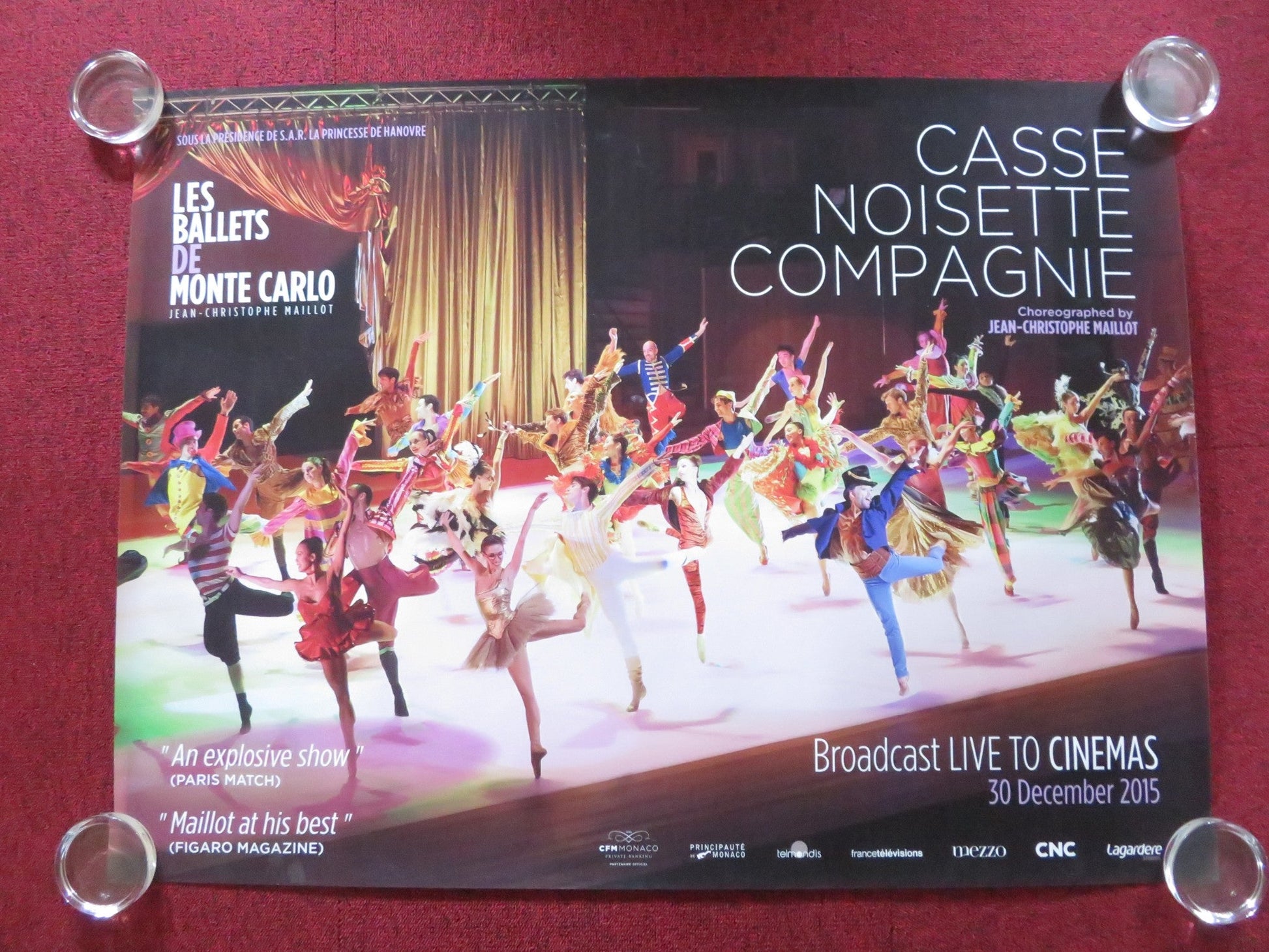 CASSE NOISETTE COMPAGNIE UK QUAD (30"x 40") ROLLED POSTER 2015 Rendezvous Cinema Movie posters