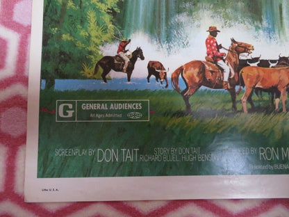 CASTAWAY COWBOY US ONE SHEET POSTER JAMES GARNER VERA MILES 1974 Movie posters