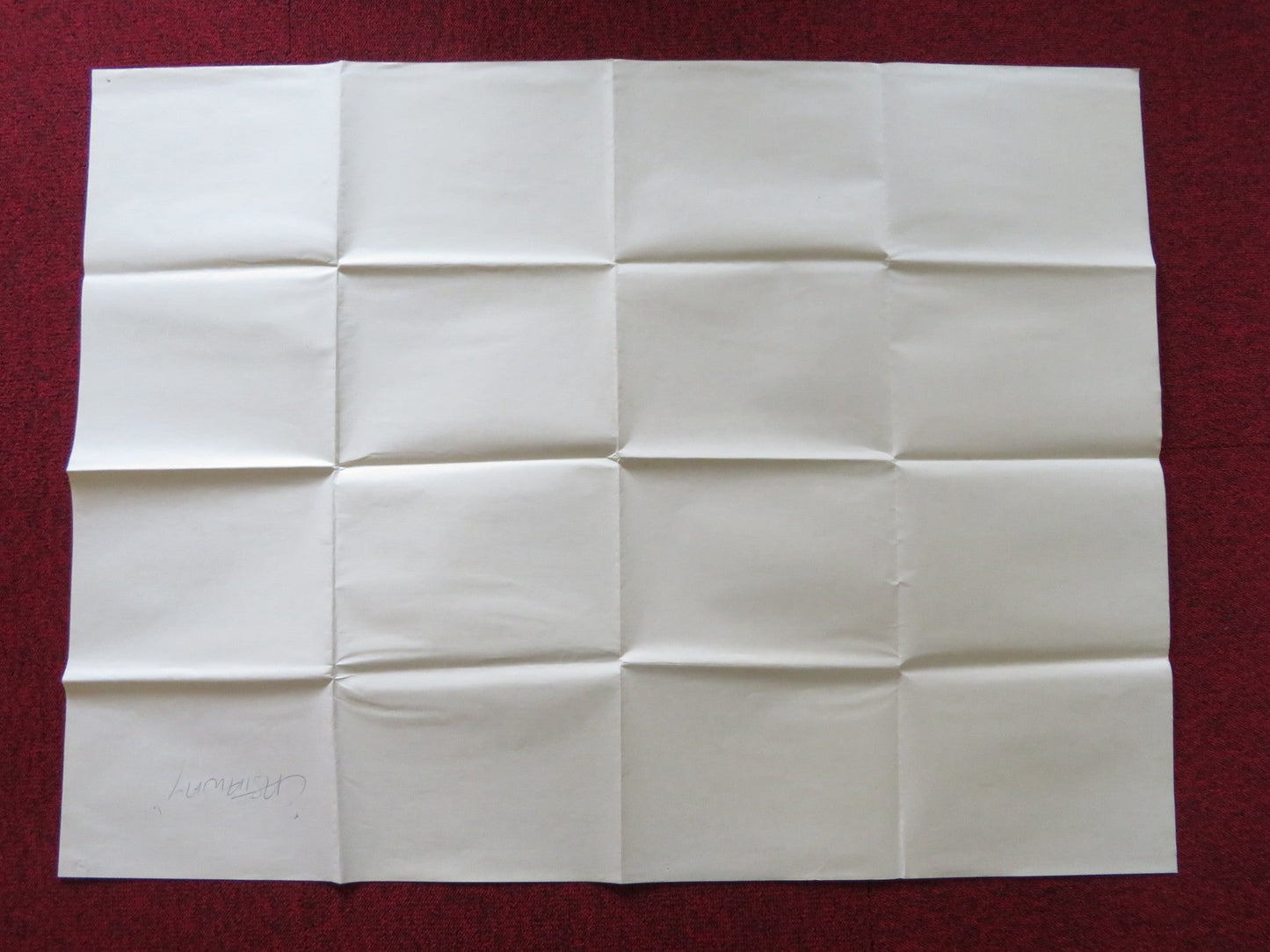 CASTAWAY UK QUAD POSTER FOLDED CANNON OLIVER REED AMANDA DONOHOE 1986 Rendezvous Cinema Movie posters