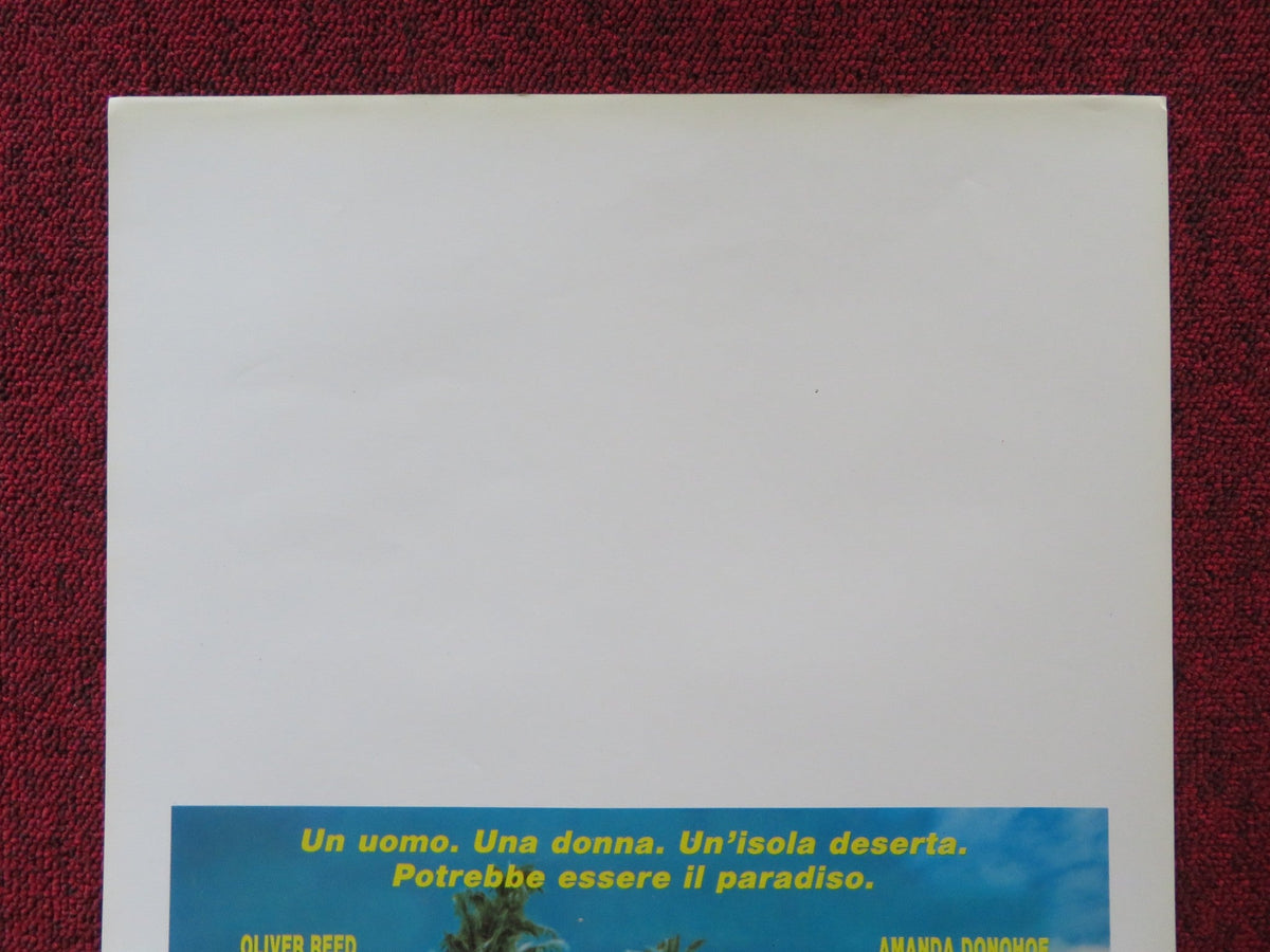 CASTAWAY VENERDI ITALIAN LOCANDINA POSTER CANNON OLIVER REED 1986 Rendezvous Cinema Movie posters