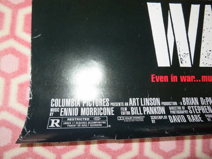 CASUALTIES OF WAR ONE SHEET ROLLED POSTER FOX PENN 1989 Movie posters