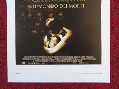 CATACOMBS ITALIAN LOCANDINA POSTER SHANNYN SOSSAMON ALECIA MOORE 2007 Rendezvous Cinema Movie posters