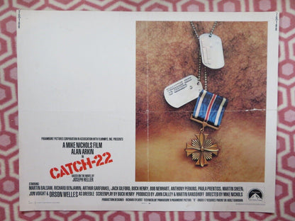CATCH 22 US HALF SHEET (22"x 28") POSTER ALAN ARKIN JOSEPH HELLER 1970 Movie posters