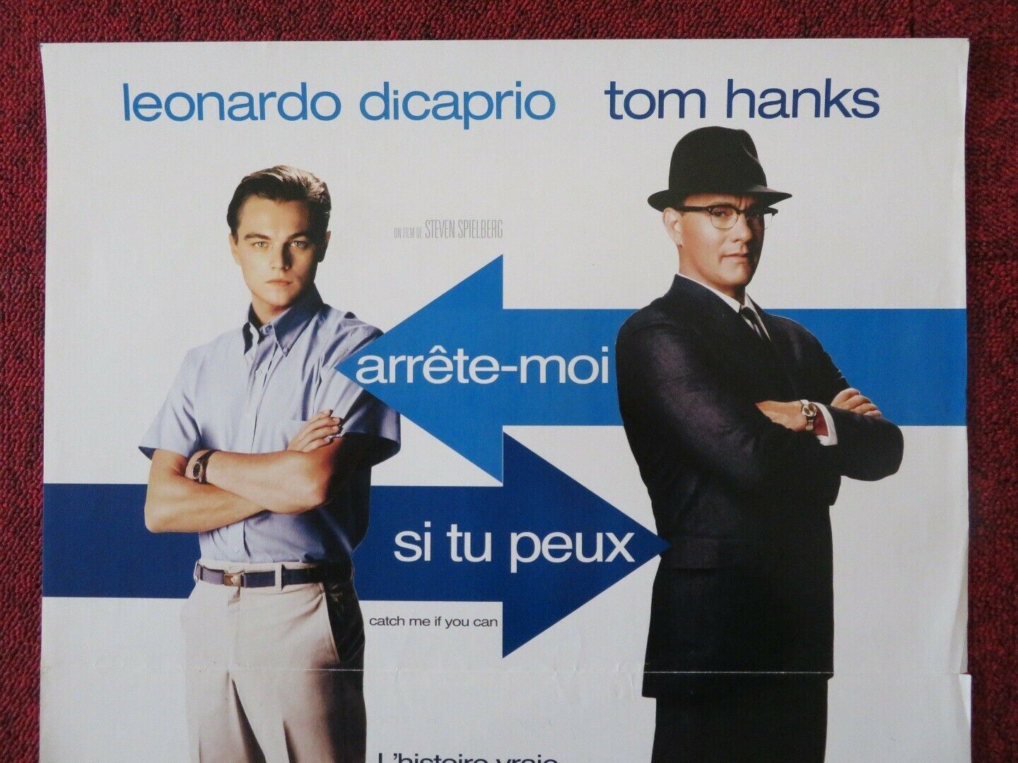 CATCH ME IF YOU CAN FRENCH (15"x 21") POSTER TOM HANKS LEONARDO DICAPRIO 2002 Movie posters