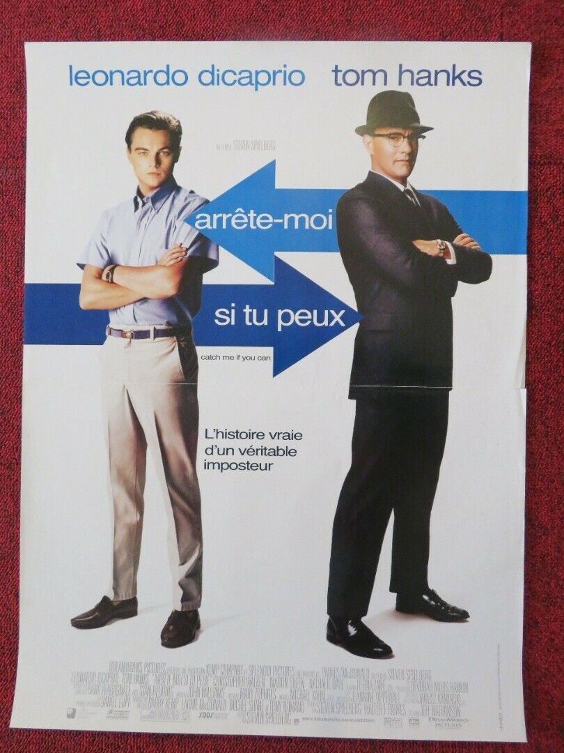 CATCH ME IF YOU CAN FRENCH (15"x 21") POSTER TOM HANKS LEONARDO DICAPRIO 2002 Movie posters
