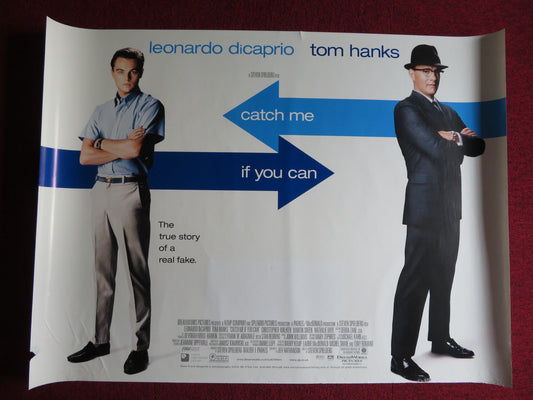 CATCH ME IF YOU CAN UK QUAD (30"x 40") ROLLED POSTER LEONARDO DI CAPRIO 2002 Rendezvous Cinema Movie posters