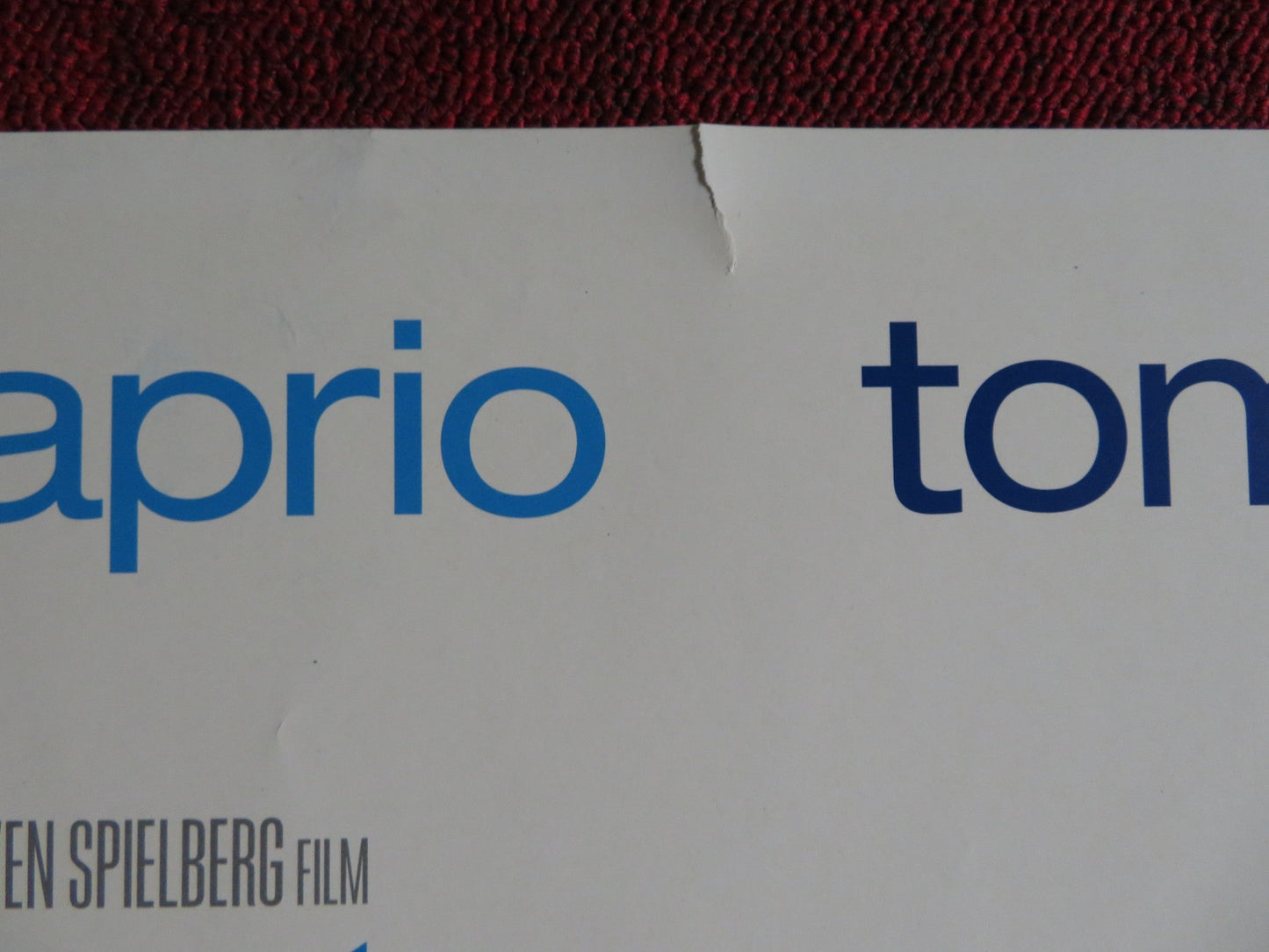 CATCH ME IF YOU CAN UK QUAD (30"x 40") ROLLED POSTER LEONARDO DI CAPRIO 2002 Rendezvous Cinema Movie posters