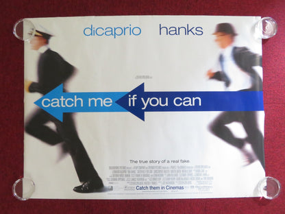 CATCH ME IF YOU CAN UK QUAD (30"x 40") ROLLED POSTER SPIELBERG TOM HANKS 2002 Rendezvous Cinema Movie posters