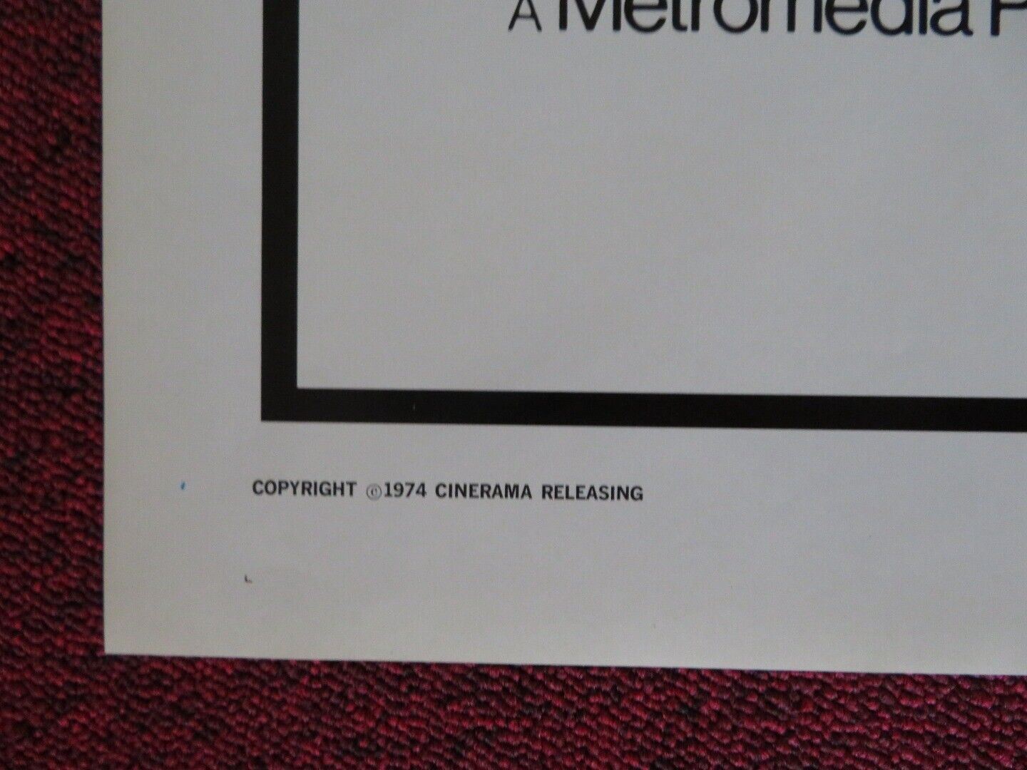 CATCH MY SOUL ONE FOLDED US ONE SHEET POSTER RICHIE HAVENS SUSAN TYRRELL 1974 Movie posters