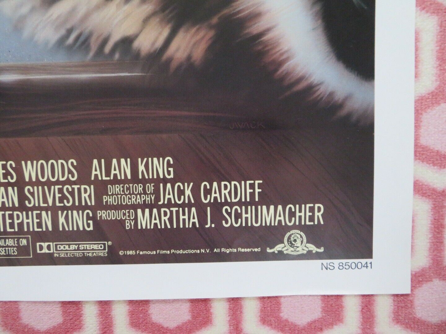 CAT'S EYE FOLDED US ONE SHEET POSTER STEPHEN KING DREW BARRYMORE 1985 Movie posters