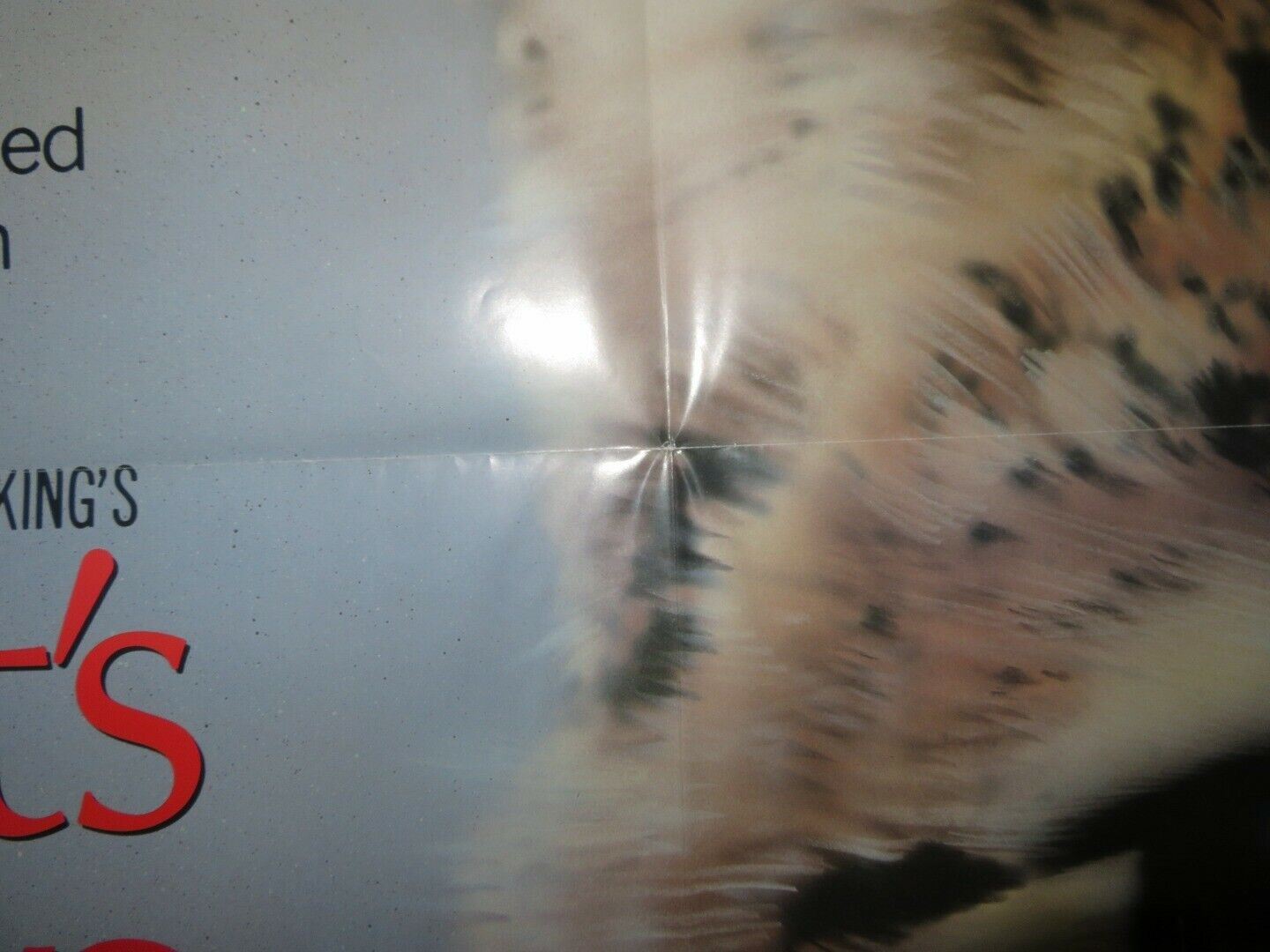 CAT'S EYE FOLDED US ONE SHEET POSTER STEPHEN KING DREW BARRYMORE 1985 Movie posters