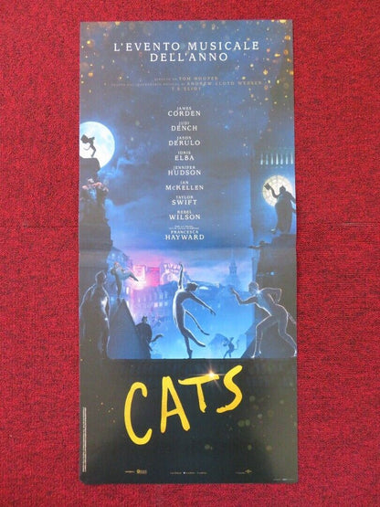CATS ITALIAN LOCANDINA (26.5"x12.5") POSTER JAMES CORDON JUDI DENCH 2019 Rendezvous Cinema Movie posters