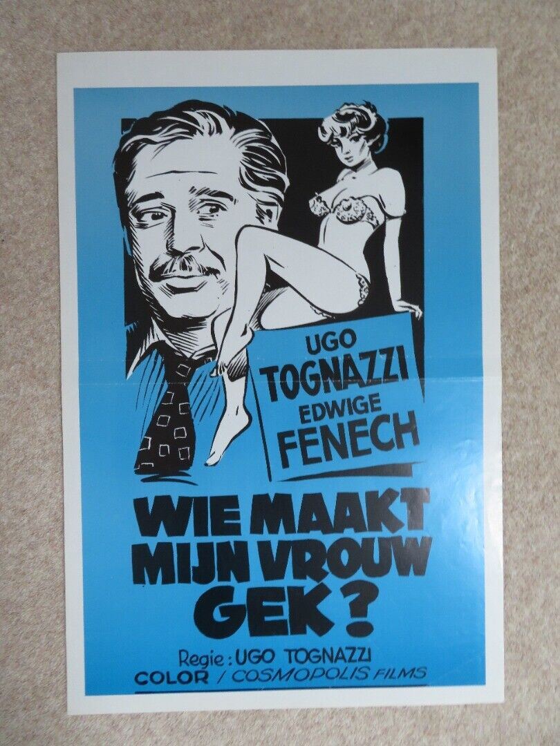 CATTIVI PENSIERI / EVIL THOUGHTS BELGIUM (14"x 21") POSTER UGO TOGNAZZI 1976 - Rendezvous Cinema