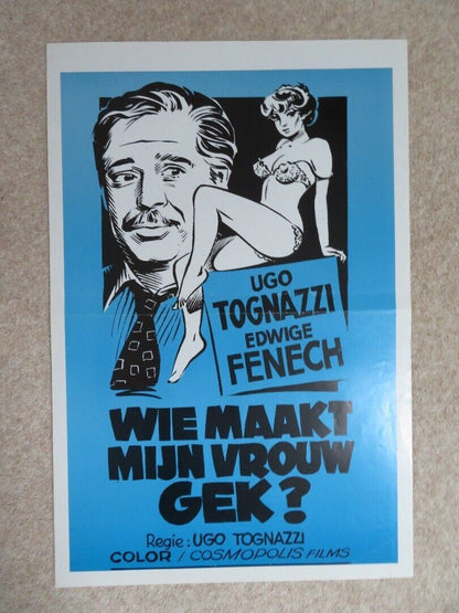 CATTIVI PENSIERI / EVIL THOUGHTS BELGIUM (14"x 21") POSTER UGO TOGNAZZI 1976 - Rendezvous Cinema