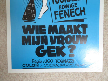 CATTIVI PENSIERI / EVIL THOUGHTS BELGIUM (14"x 21") POSTER UGO TOGNAZZI 1976 - Rendezvous Cinema