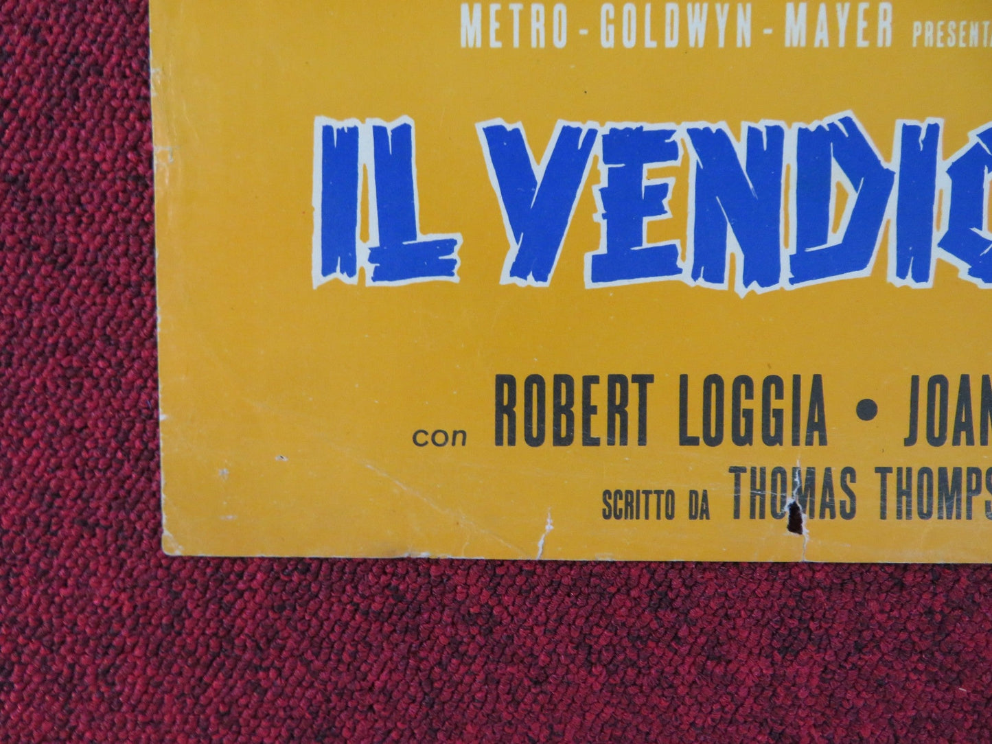 CATTLE KING ITALIAN FOTOBUSTA POSTER ROBERT TAYLOR ROBERT LOGGIA 1963 Rendezvous Cinema Movie posters