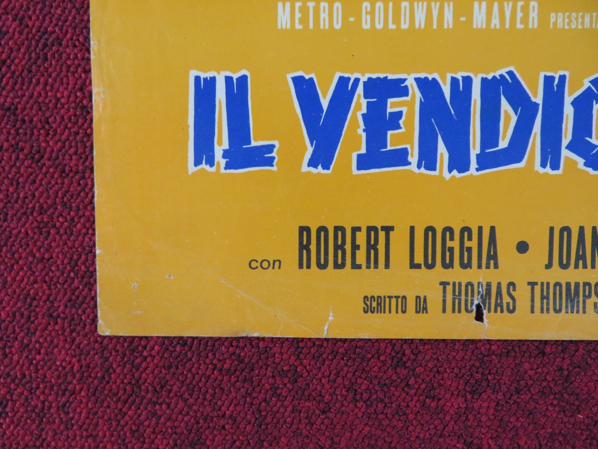 CATTLE KING ITALIAN FOTOBUSTA POSTER ROBERT TAYLOR ROBERT LOGGIA 1963 Rendezvous Cinema Movie posters