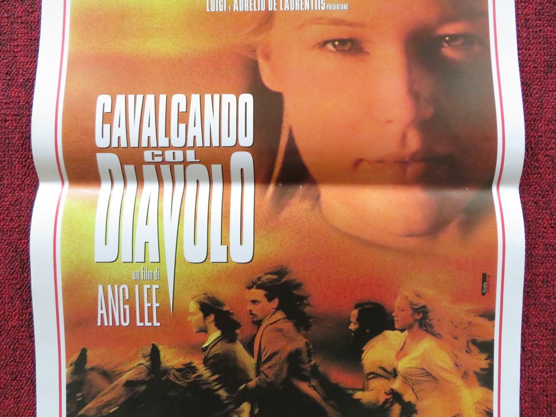 CAVALCANDO COL DIAVOLO ITALIAN LOCANDINA POSTER TOBEY MAGUIRE JEREMY W. AUMAN 99 Rendezvous Cinema Movie posters
