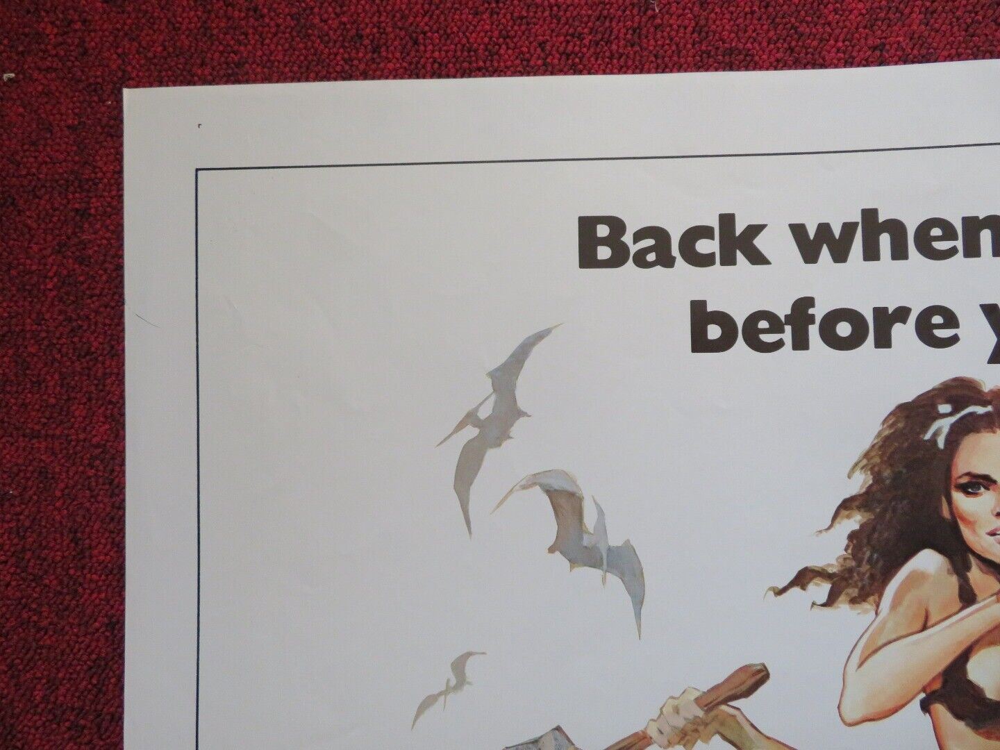 CAVEMAN FOLDED US ONE SHEET POSTER RINGO STARR DENNIS QUAID 1981 Movie posters