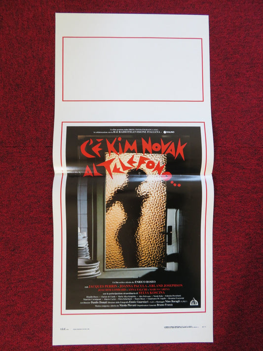 C'E KIM NOVAK AL TELEFONO ITALIAN LOCANDINA (27.5"x13") POSTER J. PERRIN 1994 Rendezvous Cinema Movie posters