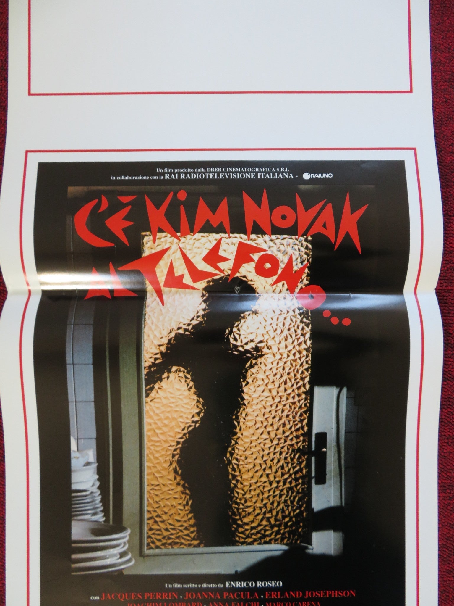 C'E KIM NOVAK AL TELEFONO ITALIAN LOCANDINA (27.5"x13") POSTER J. PERRIN 1994 Rendezvous Cinema Movie posters