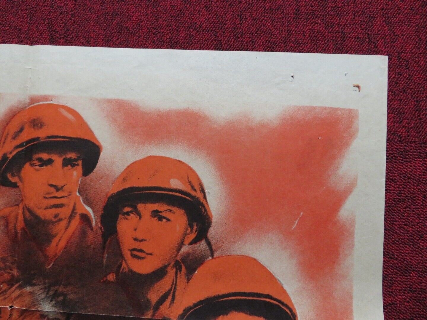 CEASE FIRE! FOLDED US ONE SHEET POSTER ROY THOMPSON JR. HENRY GOSZKOWSKI 1953 - Rendezvous Cinema