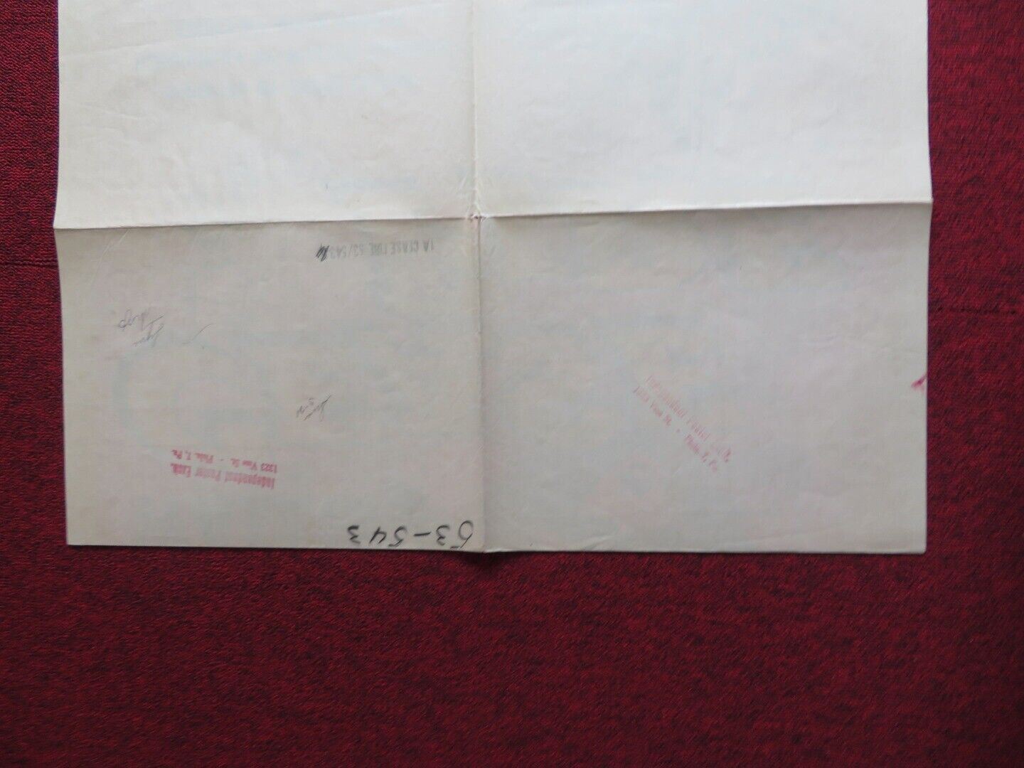 CEASE FIRE! FOLDED US ONE SHEET POSTER ROY THOMPSON JR. HENRY GOSZKOWSKI 1953 - Rendezvous Cinema