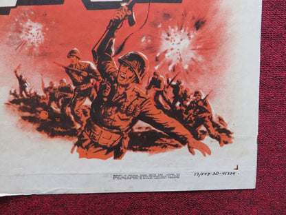 CEASE FIRE! FOLDED US ONE SHEET POSTER ROY THOMPSON JR. HENRY GOSZKOWSKI 1953 - Rendezvous Cinema